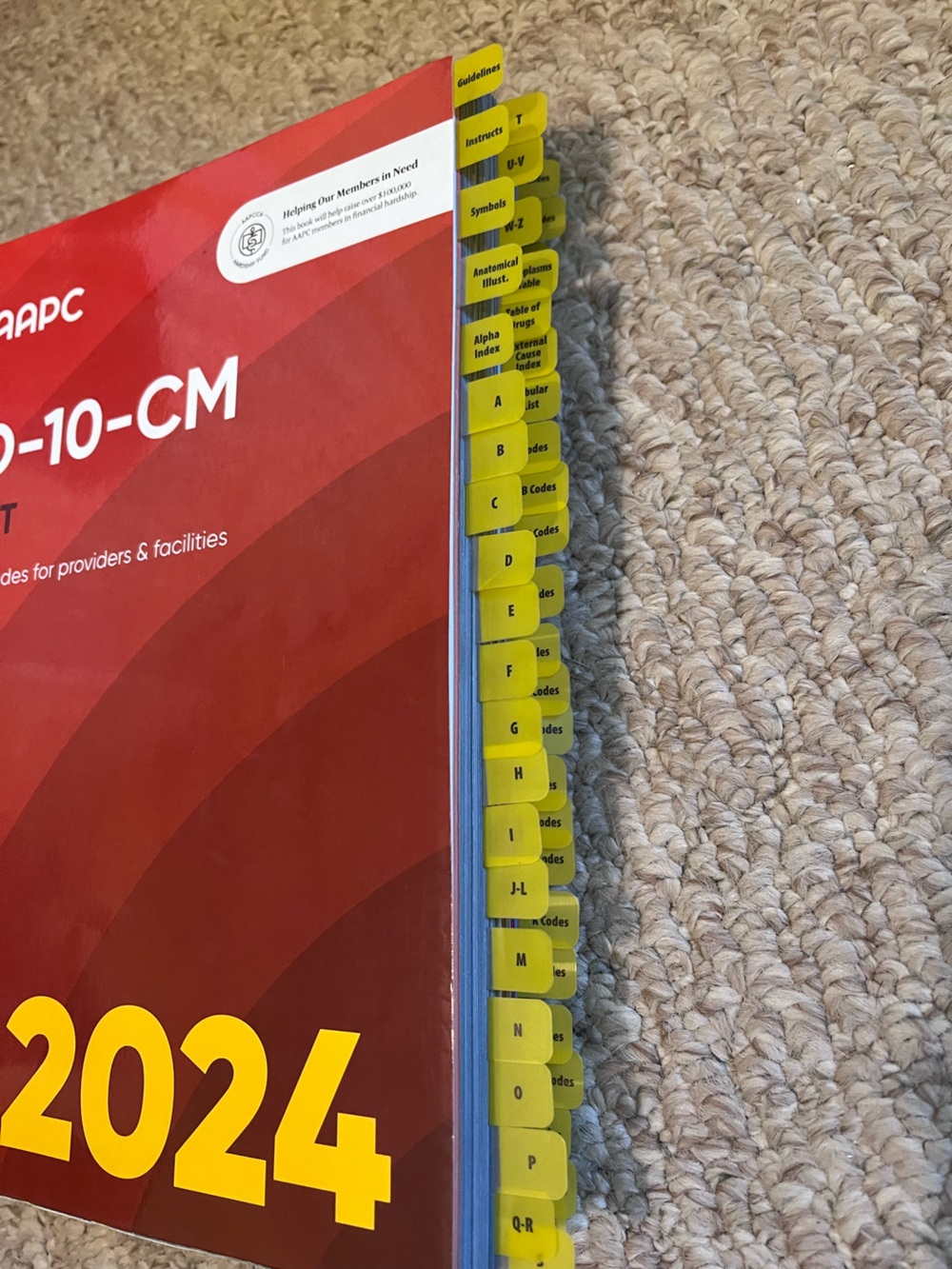 ICD-10-CM Expert Spiral Book - Red Cover - Picture 2 of 5